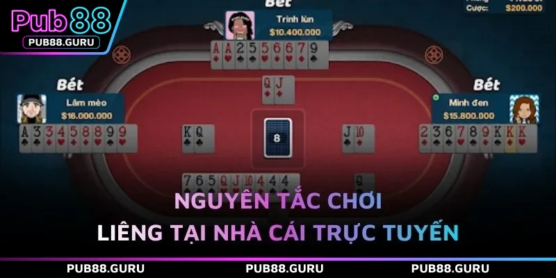 Nguyên tắc chơi liêng tại nhà cái trực tuyến
